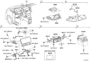 Remote Control Operation Controller 84780-50210 for Lexus LM350