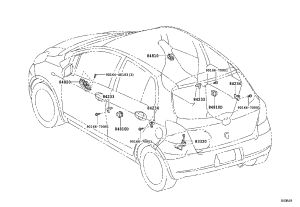 Rear Door Glass Lift Switch 84810-06060 for Toyota Camry