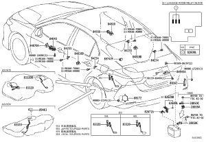 Rear Door Glass Lift Switch 84810-0E040 for Toyota Camry