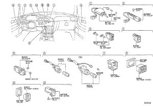 Right Front Power Window Switch 84810-28010B0 for Toyota Liteace