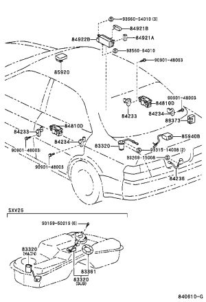 Rear Door Glass Lift Switch 84810-33070 for Toyota Camry