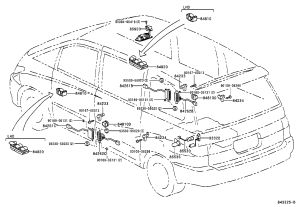 Rear Right Window Switch 84810-60050 for Toyota Land Cruiser