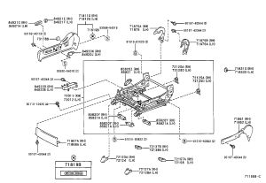 Power Seat Switch Button 84921-30120 for Toyota Crown