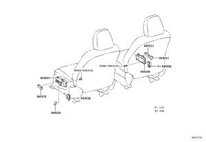 Driver Seat Adjustment Switch 84922-60180 for Toyota 4RUNNER