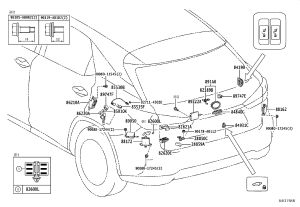 Tailgate Opener Switch 84930-78020 for Lexus NX SERIES