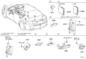 Smart Key Antenna 89997-48020 for Toyota Highlander