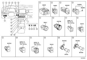 Cigarette Lighter Socket 85535-0C050 for Toyota Sequoia