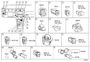 Cigarette Lighter Socket 85535-33060 for Toyota 4Runner