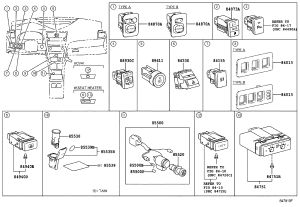 Rear Power Outlet Cover 85535-33130 for Toyota Camry
