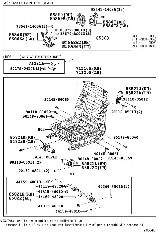 Bolt 90110-05011 for Toyota 4RUNNER