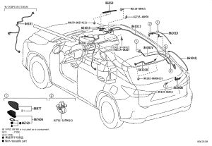 Antenna Dust Cover Assembly 86077-48040C1 for Lexus NX
