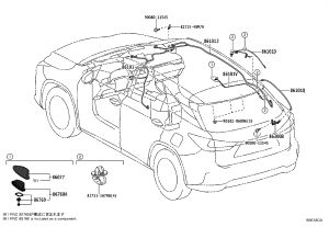 Antenna Dust Cover Assembly 86077-48020C1 for Lexus RX Series