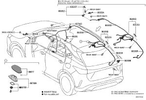 Antenna Dust Cover Assembly 86077-48060C0 for Lexus GX550