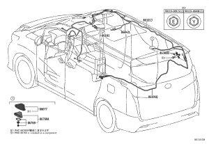 Antenna Dust Cover Assembly 86077-60020C0 for Toyota ALPHARD