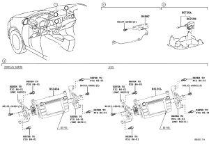 Navigation Control Module 86100-0R051 for Toyota RAV4