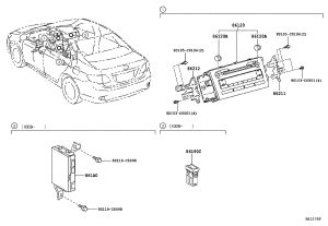 Multimedia Host 86120-02601 for Toyota Corolla
