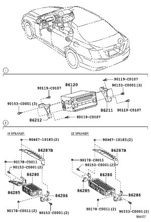 Multimedia Host 86120-0N080 for Toyota Crown