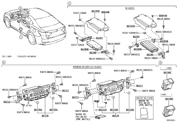 Receiver Switch 90010-23038 for Lexus ES