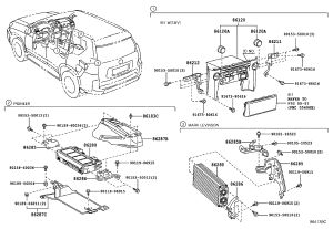 Receiver Switch 86127-60040 for Lexus GX400