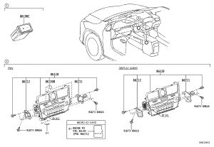 Multimedia Host 86140-48280 for Lexus RX Series