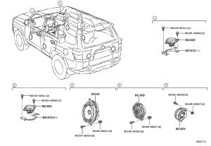 Front Door Speaker 86160-58240 for Toyota 4RUNNER
