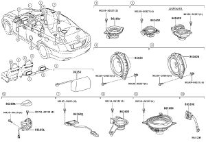 Speaker Grille 86269-0N020 for Toyota Crown