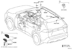 Antenna 86300-02470 for Toyota RAV4 PHEV