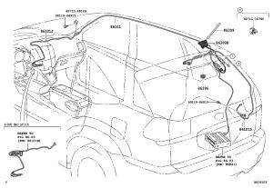 Antenna Lead 86300-48180 for Lexus RX300