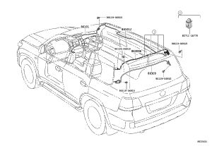 Antenna Lead 86300-60480 for Toyota Land Cruiser