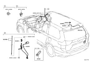 Antenna Rod 86309-08040 for Toyota Sienna