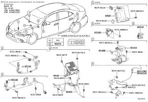 ABS Rear Wheel Harness 89516-30030 for Toyota MARK X