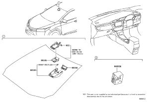 Anti-slip Control Buzzer Assembly 86652-50010 for Toyota 4RUNNER
