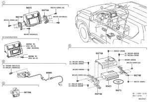 Navigation Antenna 86860-60160 for Toyota Land Cruiser Prado