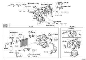 Heater Baffle Assembly 87020-30020 for Lexus GS30