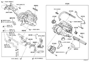 Rear Servo Motor Air Mixed 87106-28180 for Toyota ALPHARD