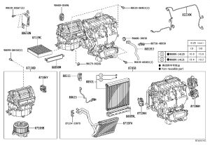 Blower Motor Assembly 87130-48280 for Lexus RX270