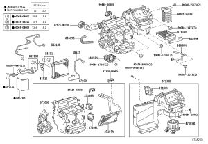 Heater Core 87107-0C050 for Toyota Sequoia