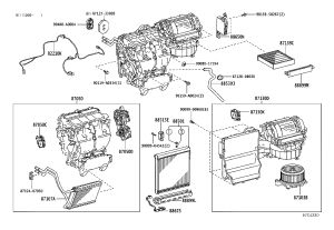Blower Motor Assembly 87130-08110 for Toyota Sienna