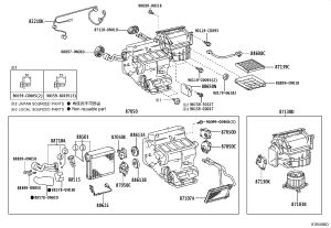 Blower Motor 87103-0N011 for Toyota Crown