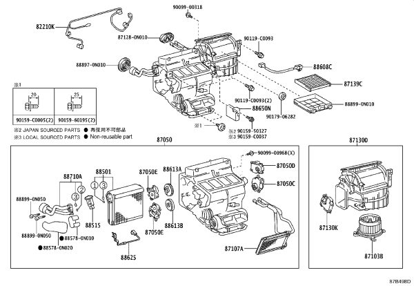 Servo Motor 87106-0N080 for Toyota Crown