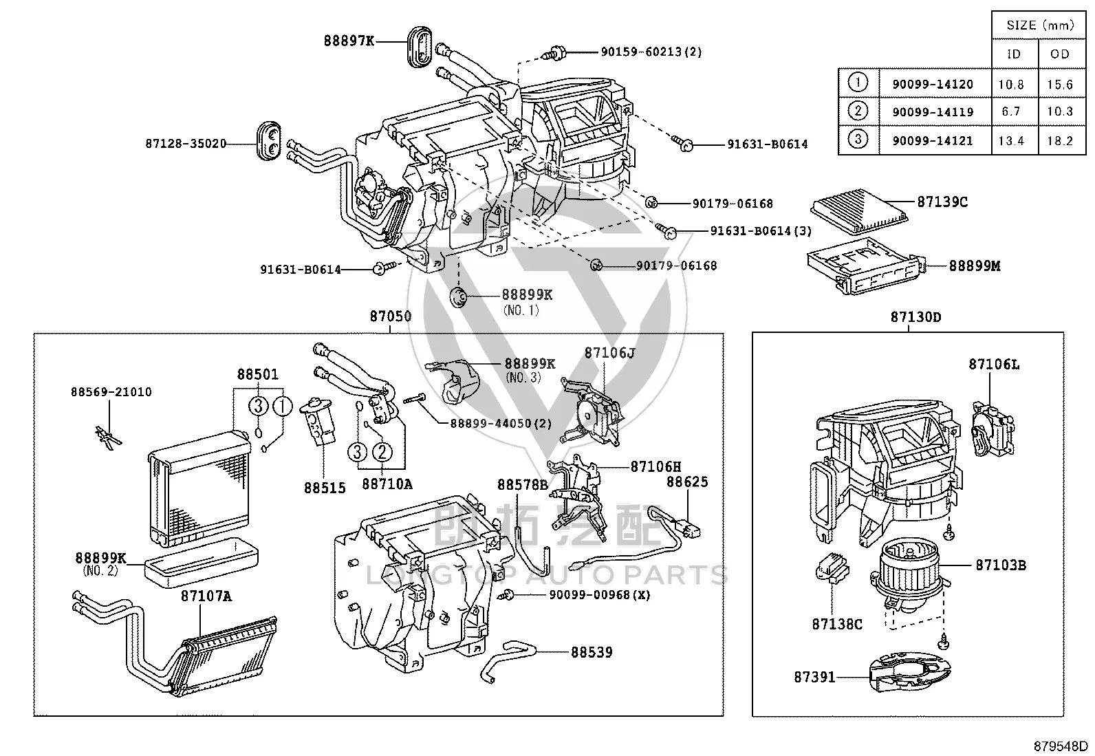 Expansion Valve 88515-60190 for Toyota 4RUNNER