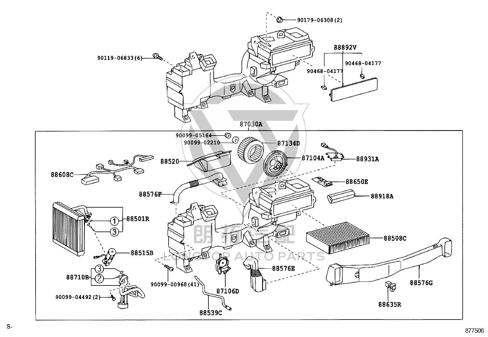 AC High Pressure Liquid Line 887100-0N030 for Toyota Crown