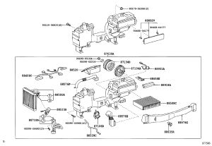 Air Purifier Motor Sub-Assembly 87104-30520 for Toyota Crown