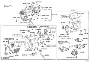 Servo Motor (Mode Control) 87106-08050 for Toyota Sienna