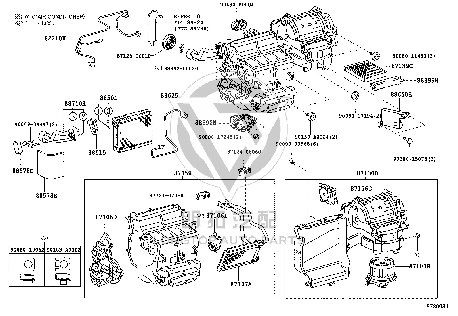 Servo Motor 87106-0C070 for Toyota Tundra