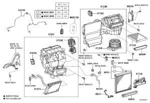 Servo motor (mode control) 87106-0E150 for Toyota Sienna