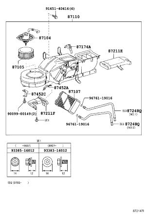 Heater Radiator 87107-36190 for Toyota Coaster