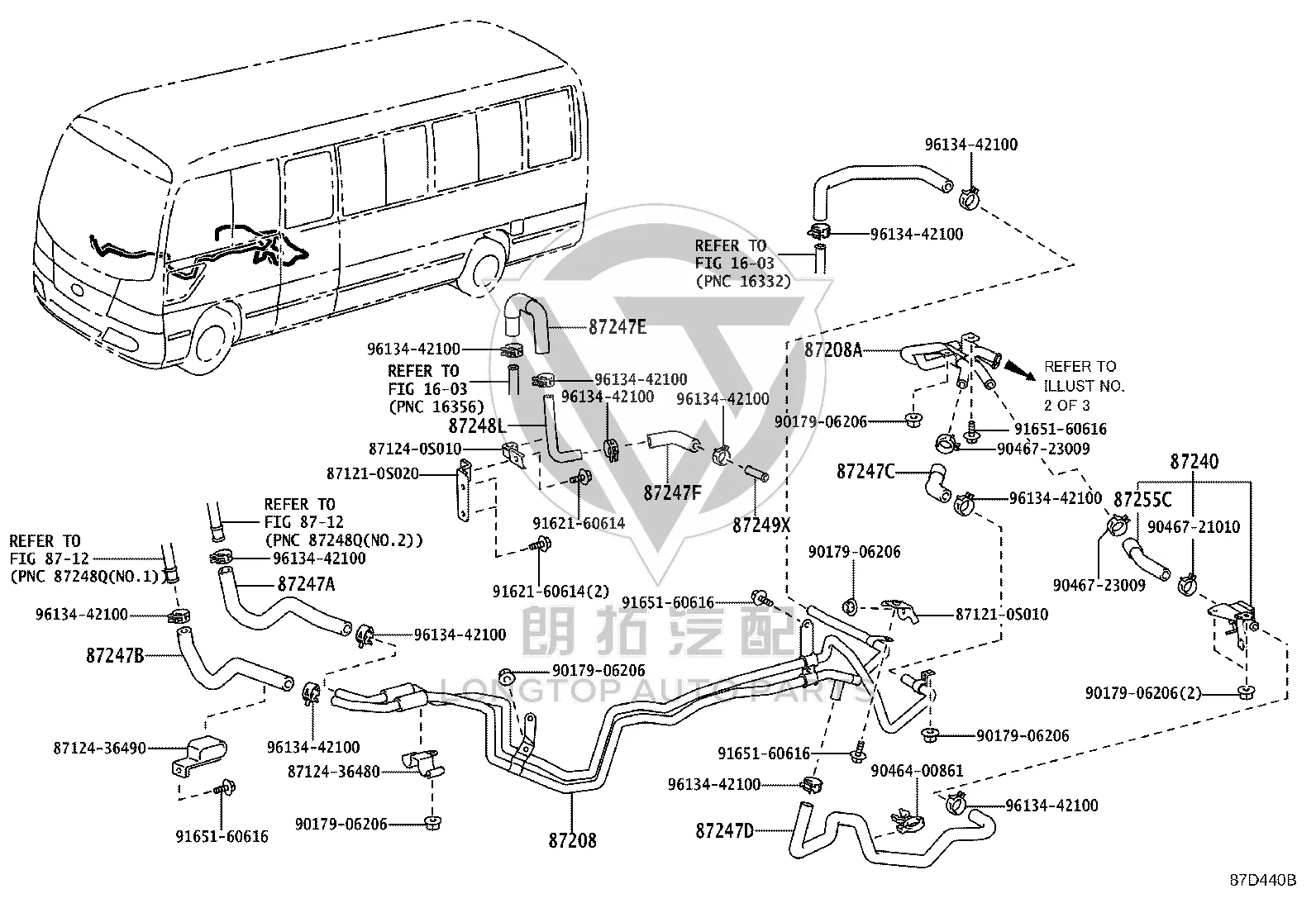 Clamp Heater 87124-0S010 for Toyota Coaster