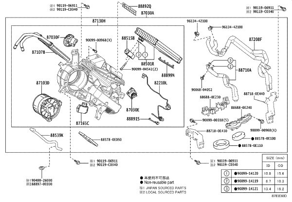 Blower Resistance 87165-28020 for Toyota Alphard