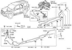 Water Pipe and Hose Sub-Assembly 87207-60181 for Toyota Land Cruiser Prado